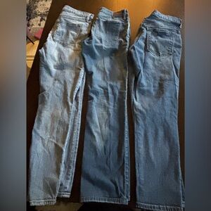 GAP Women's Straight Leg Jeans in Light Blue